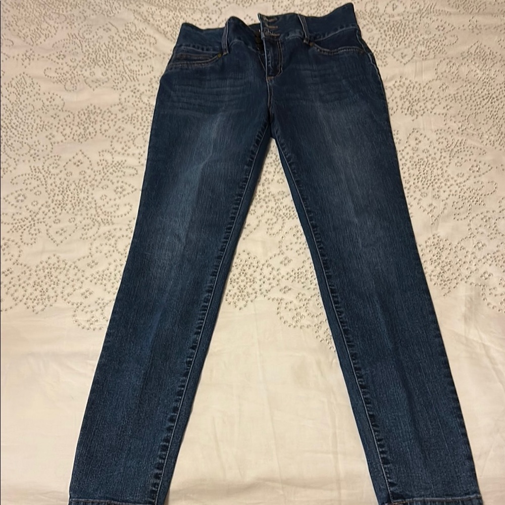 Classic Blue Women's High Waist skinny Jeans